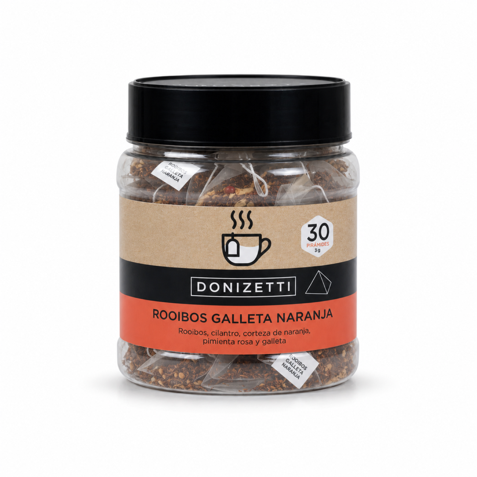 Rooibos galleta naranja - Envase de 30 pirámides