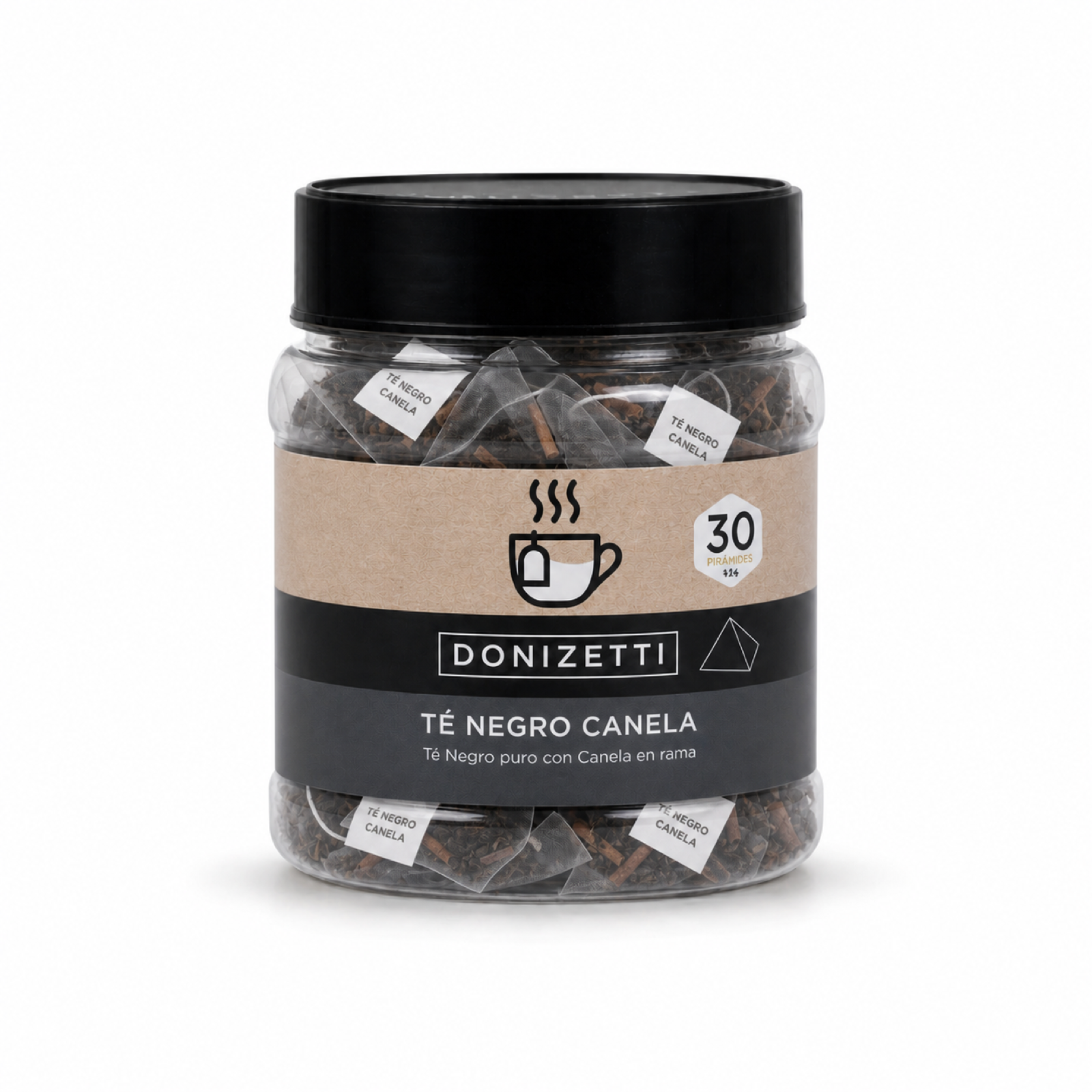 Té negro canela - Envase de 30 pirámides