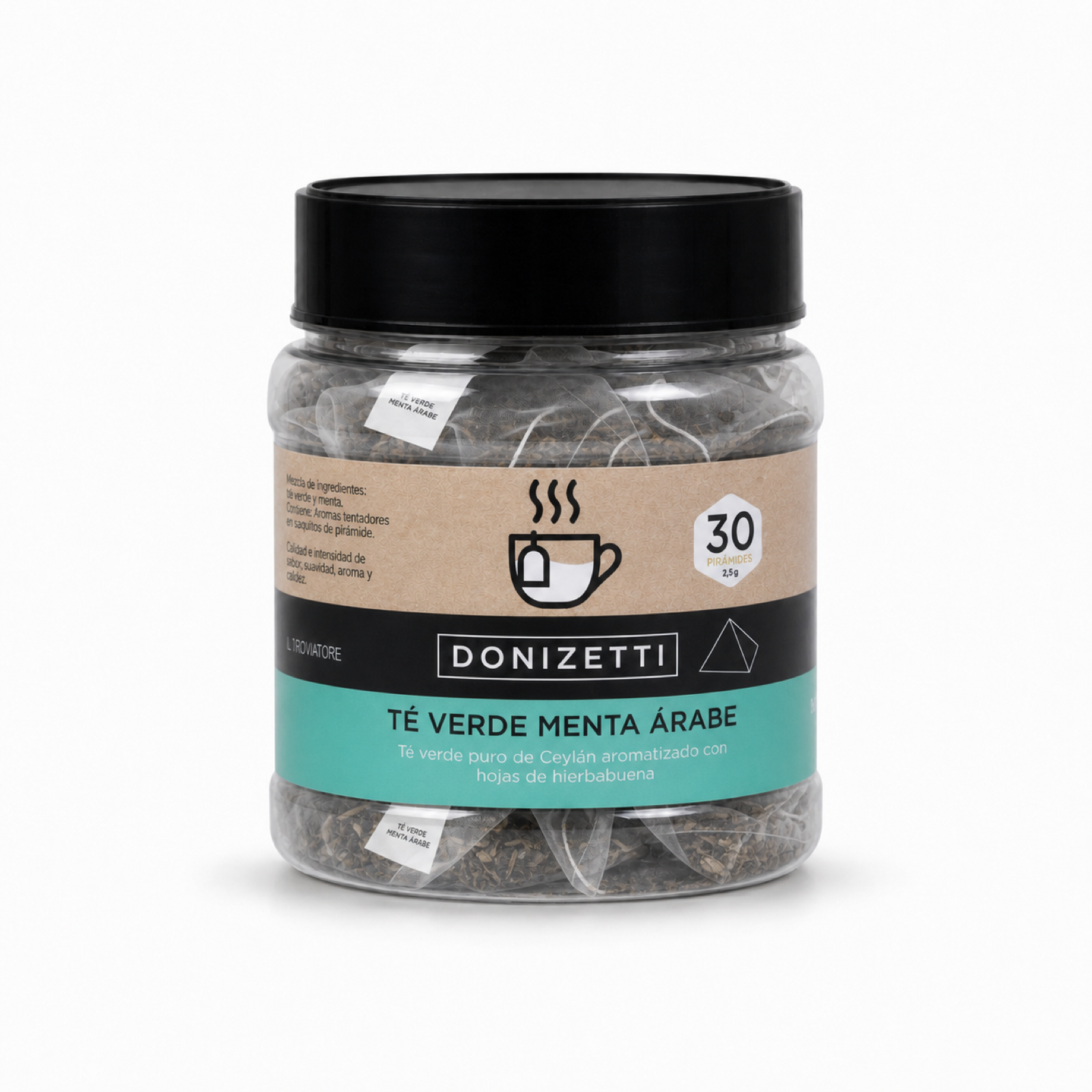 Té verde menta árabe - Envase de 30 pirámides